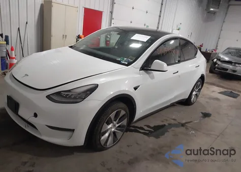2022 Tesla Model Y Long Range Dual Motor All-Wheel Drive from USA, damaged, VIN 7SAYGDEE1NF357371
